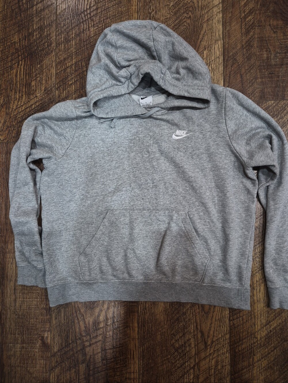 Vintage 90s Distressed Women's Nike Sweatshirt Cropped Sized Medium